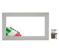 Cornice in legno Bianca Shabby per foto,stampe,poster - Spessore Front.le cm 2