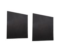 Cornice in legno di cotone e tela nera allungata da 2 pezzi per la