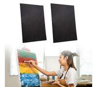 Cornice in legno di cotone e tela nera allungata da 2 pezzi per la