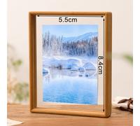 Cornice in legno massello bifacciale per presentazione artistica e fotografica c