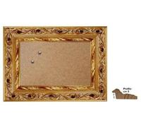 Cornice in legno oro barocca con piede d'appoggio per foto,ricordi Spessore cm5