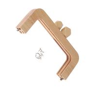 Cornice in legno per borsa, con chiusura a bacio, per borse e portafogli fai da te, D, One Size