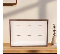 Cornice in Legno per Medaglie con Finestra Trasparente E Scatola Ombra