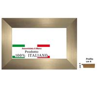 Cornice in legno Piombo satinato per stampe,poster,diplomi,foto. Spessore cm 4