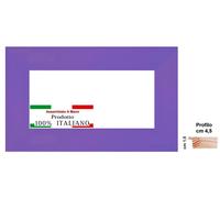 Cornice in legno viola opaca per foto,stampe,poster,attestati,disegni,puzzle