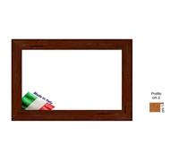 Cornice in noce arte povera in legno per foto,stampe,poster,diplomi da cm. 2