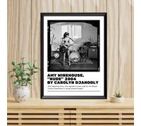 CORNICE INCLUSA 40x30 Amy Winehouse Quadro Stampa Poster musica
