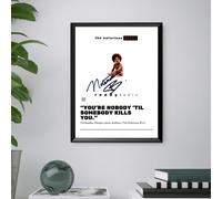 CORNICE INCLUSA 40x30 NOTORIOUS BIG - Quadro Stampa Poster Arredamento casa