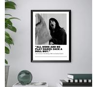 CORNICE INCLUSA 40x30 THE SHINING - Quadro Stampa Poster Film Cinema Arredamento