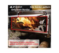 (Cornice laterale Junior x1) Accessori per stufe a legna 3F UL GEAR Borsa portaoggetti in rete isolante