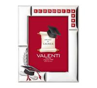 Cornice Laurea Personalizzabile con Cappello Pergamena Alloro Portafoto 13 x 18