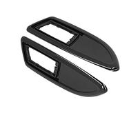 Cornice luci laterali, set telaio ripetitore frecce laterali di ricambio ABS per Opel Corsa D Range 2006-2014 All Models Inc VXR per adattamenti auto(Nero brillante)