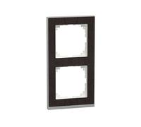 CORNICE MERTEN & STORCK Decor 2 posti Wenge/alluminio MEG4020-3671