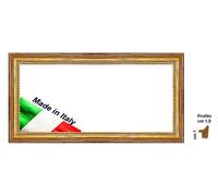 Cornice Noce con interno Oro per foto,stampe,attestati,poster. Spess. cm 1,5