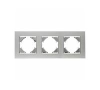 Cornice orizzontale a 3 elementi in elegante finitura in alluminio argento, ideale per valorizzare i tuoi spazi. Perfetto per qualsiasi decorazione e facile da installare. Durata e stile in uno.