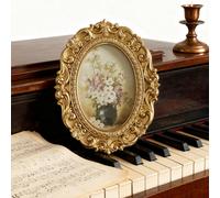 Cornice Ovale in Resina Fatta a Mano per Ufficio, Tavolo, Matrimonio