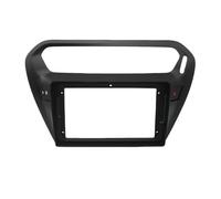 Cornice pannello Fascia Radio DVD Kit Pannello Cruscotto Adattatore Lime Della Console 9 Pollici Per Peugeot 301(Nero)