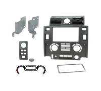 Cornice pannello Per Defender 2007-2016 Kit Cruscotto Pannello Fascia Piastra Console Copertura Cornice Adattatore GPS Mascherina Radio Doppio DIN