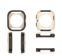Cornice per Amazfit Bip 6, custodia protettiva in metallo per smartwatch, cover rigida di ricambio in tinta unita (Grigio)