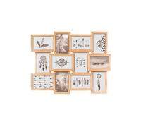 Cornice per atmosfera per 12 immagini in resina naturale e legno per la decorazione domestica