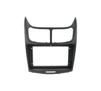 Cornice Per Autoradio 2 DIN Da 9 Pollici Con Cavo Di Alimentazione Per Chevrolet Per Sail 2004-2014 CFCPKOYOZD(Matte black frame B)