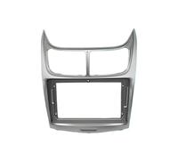Cornice Per Autoradio 2 DIN Da 9 Pollici Con Cavo Di Alimentazione Per Chevrolet Per Sail 2004-2014 CFCPKOYOZD(Silver gray frame A)