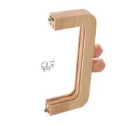 Cornice per borsa in legno con chiusura a bacio, artigianali per la realizzazione di borse A