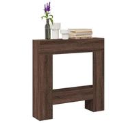 Cornice per Caminetto, Rovere Affumicato, Derivati del Legno (81x18x82 cm), Cornice Decorativa per Soggiorno/camera da Letto (Quercia marrone)