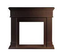 Cornice per Camino 110x36x100 cm Cambridge Rivestimento in Legno Noce