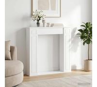vidaXL Cornice per caminetto, 100 x 20 x 100 cm, in legno di ingegneria, per camino, moderno, rettangolare, decorazione elegante, installazione semplice, per soggiorno, camera da letto, corridoio