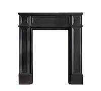 Cornice Per Camino Cornice for caminetto, cornice for elettrico moderno, for mensola in legno, armadietto decorativo for la casa, for, nero(Piccolo)