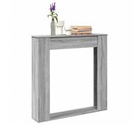 vidaXL Cornice per camino Grigio Sonoma 100x20x100 cm in truciolato - Spedizione gratuita