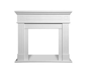 Cornice per camino in legno MDF Divina Fire Cambridge 110x36x100 cm bianco Bianco