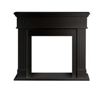 Cornice per camino in legno MDF Divina Fire Cambridge 110x36x100 cm nero Nero