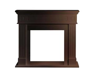 Cornice per camino in legno MDF Divina Fire Cambridge 110x36x100 cm noce Noce