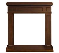 Cornice per camino in legno MDF Divina Fire Jefferson L89,5xH90,5xP28 cm noce Noce