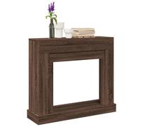 vidaXL Cornice per Camino Rovere Marrone 100x30x87,5 cm in Truciolato, cornice per caminetto, struttura per camino, decorazione camino