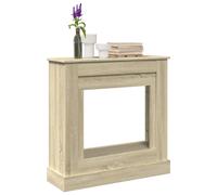 vidaXL Cornice per Camino Rovere Sonoma 90x30x90 cm in Truciolato, Cornice per caminetto, Struttura per Camino, Decorazione Camino, Telaio per Camino