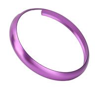Cornice per Chiave a Distanza per Auto, Anello Decorativo per Portachiavi con Telecomando per Auto Trim in Alluminio Viola di Ricambio per Mini R55 R56 R57 R58 R59 R60 2008-on