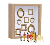 Cornice per , custodia con silhouette da museo per ricordi, cornice per esposizione di , per famiglia, , compleanno, vacanze, nuova casa, matrimonio, laurea,