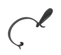 Cornice per da gioiellieri curva con impugnatura in gomma nera, cornice per a scorrimento in lega per la lavorazione di gioielli e il lavoro del legno, cornice per a