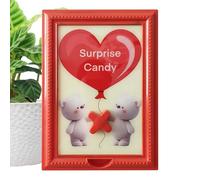 Cornice per dispenser di caramelle - Caring Friend, comode cornici per caramelle, con pomello, macchina per le gomme da masticare, ideale per camere dei bambini, feste e scrivanie, facile erogazione e