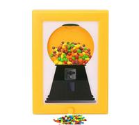 Cornice per dolciumi | Distributore gomme masticare 2 in 1 | Distributore caramelle Handys Candy Frame parete | Distributores gomme masticare creativo contenitore snack giocattolo decorazione casa