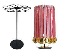 Cornice per esposizione medaglie, vetrina per medaglie - Espositore per con espositore a nastro flessibile,Versatile organizer per nastri in metallo per espositore, per soggiorno, camera da