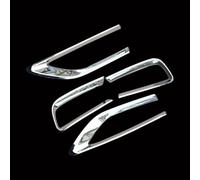 Cornice per fanali Posteriori Auto cromata da 4 Pezzi, Adesivo per la Copertura dei fanali Posteriori per Renault Koleos per Samsung QM6 2016-2021