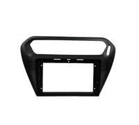 Cornice per fascia radio Pannello Fascia Autoradio Per Peugeot 301 2014-2018(Nero)