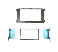 Cornice per fascia radio Pannello Stereo 2Din Fascia Per Per Focus II Per Mondeo Per S-Max Per C-Max Per Galaxy II Per Kuga(ARGENTO,178X102 mm)