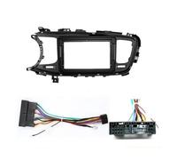 Cornice per fascia radio Per Kia K5 Per Optima 2011 2012 2013 2014 2015 Auto Radio Fascia Cornice 9 Pollice Pannello Fascio Cavi Cavo Alimentazione Adattatore LHD RHD(Frame C Cable1)