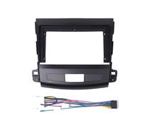 Cornice per fascia radio Per Mitsubishi Per Outlander 2005-2012 GPS Navigazione Radio Stereo Fascias Panel Frame 2Din Nel Cruscotto Schermo Dell'unità Principale(Telaio e cavi)