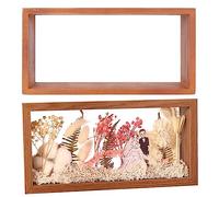 Cornice per Foto 3D, Trasparente su Entrambi i Lati, Cornice Profonda 26 x 13 cm per Oggetti Fiori Grande Scatola Ombra Cornice per Vetrina per Armadio o Desktop, Cornice per Oggetti